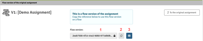 Flow Version of an assignment
