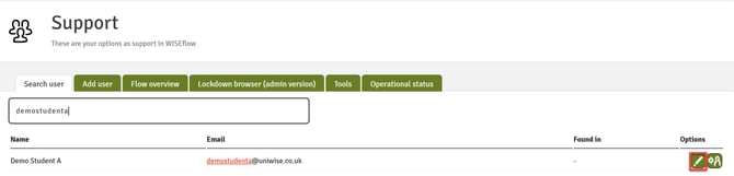 Edit individual user-1