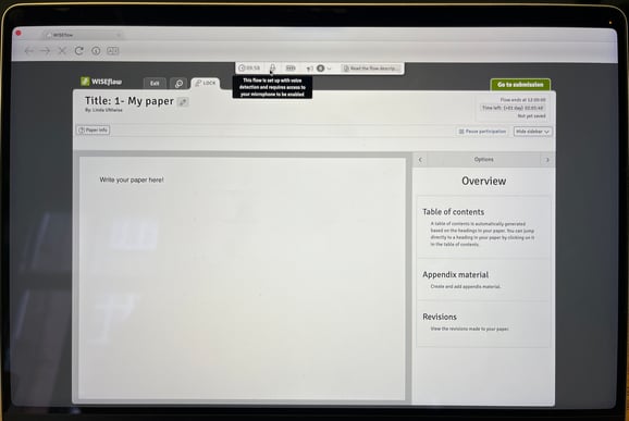 FLOWlock Voice Detection
