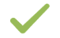 Green checkmark