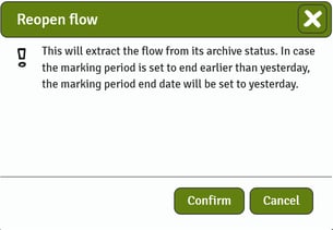 Reopen Archived Flow