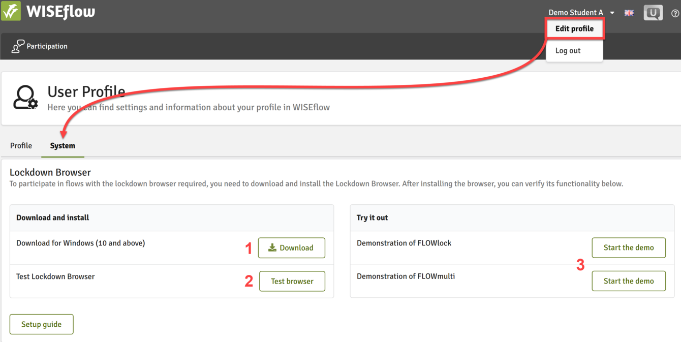WISEflow Lockdown Browser - Installation and Testing
