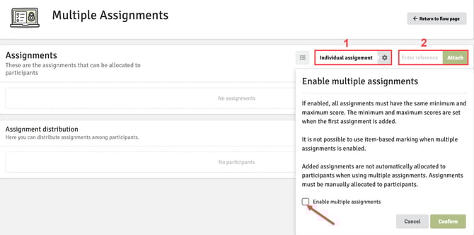 Enable Multiple Assignments