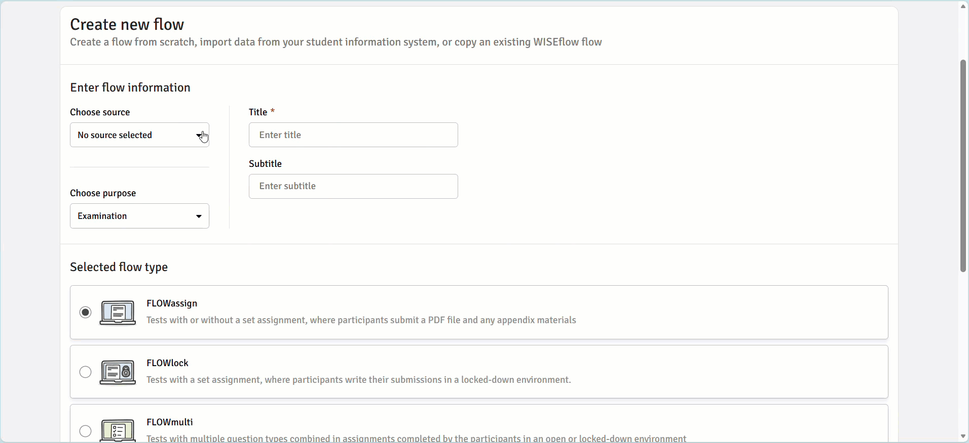 Create flow_copy flow information