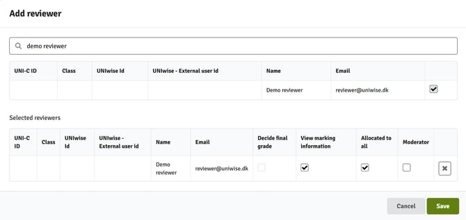 Add reviewer with privileges
