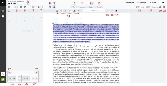 Marking Tool Main Page - Numbered Image 1