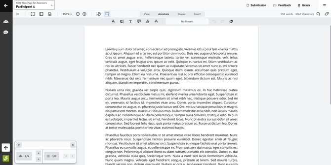 Marking Tool Main Page