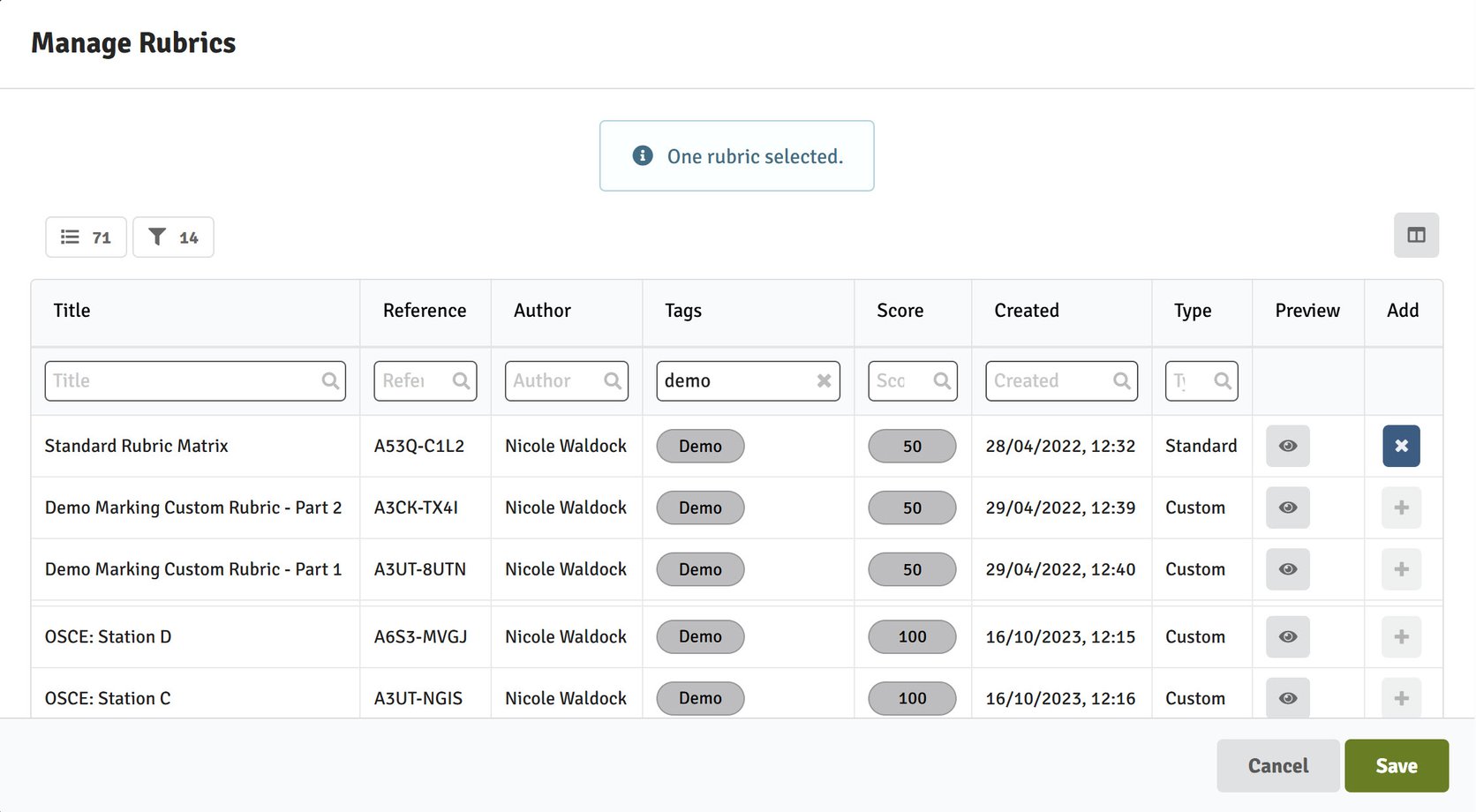 Rubrix R7412 Server Marking with Rubrics