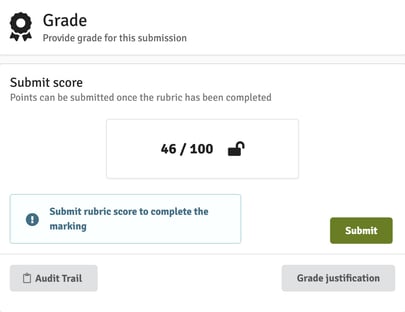 Rubric-Based-Marking Submit Rubric Score