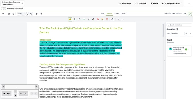 General Annotate View