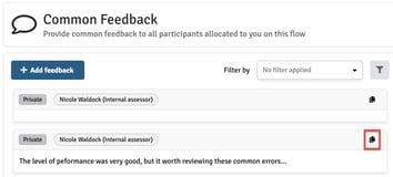 Reviewer - Copy Common Feedback