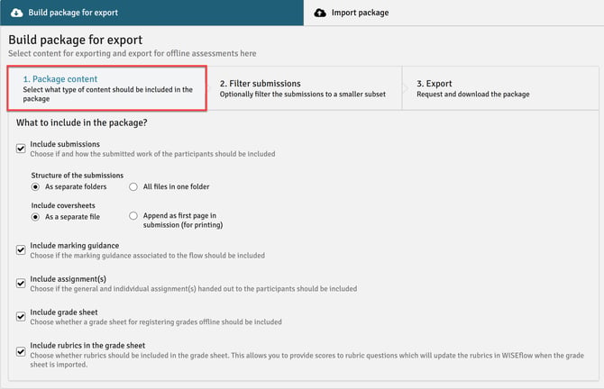 Build Package for Export-1