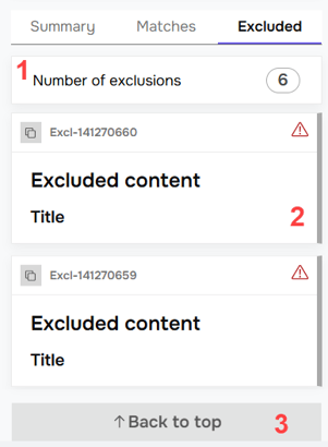 Originality - Excluded