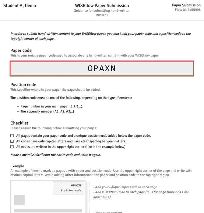 Participant Instructions