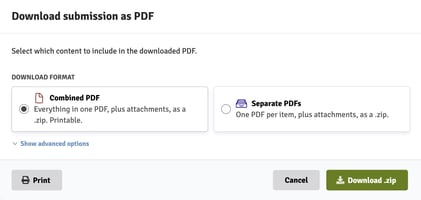 Download submisison as PDF