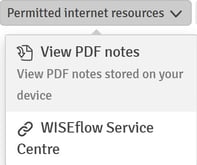 Permitted Internet Resources