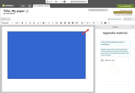 Resize Inserted Appendix
