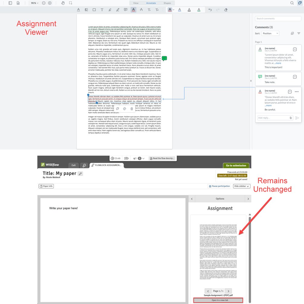 Flow Assignment Key Examples Using the Assignment Viewer in FLOWlock