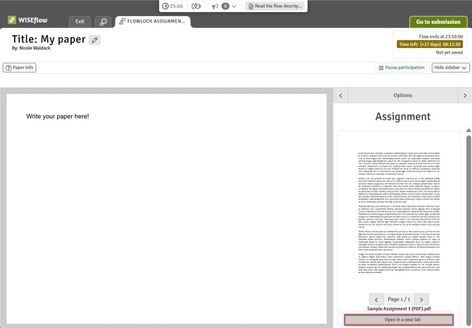 Open Assignment Viewer