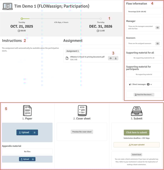 Flow Overview - FLOWassign_FLOWhandin