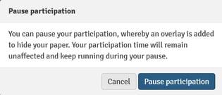 Pause Participation