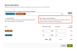 Reviewer_Allocate as work distribution