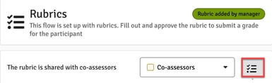 View Co-Assessor Rubric
