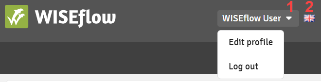 WISEflow User and Language