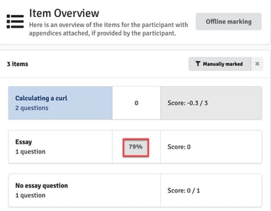 FLOWmulti Percentage Match Indication